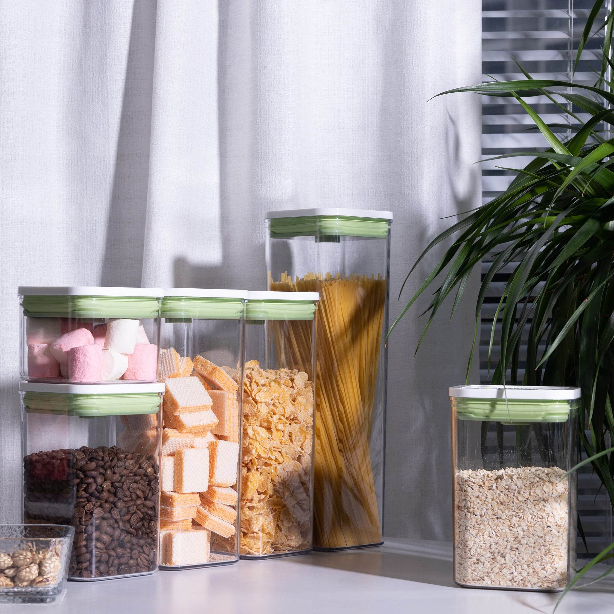 linoroso Food Storage Containers with Date Recording Lids-7 Pieces Set - Linoroso 