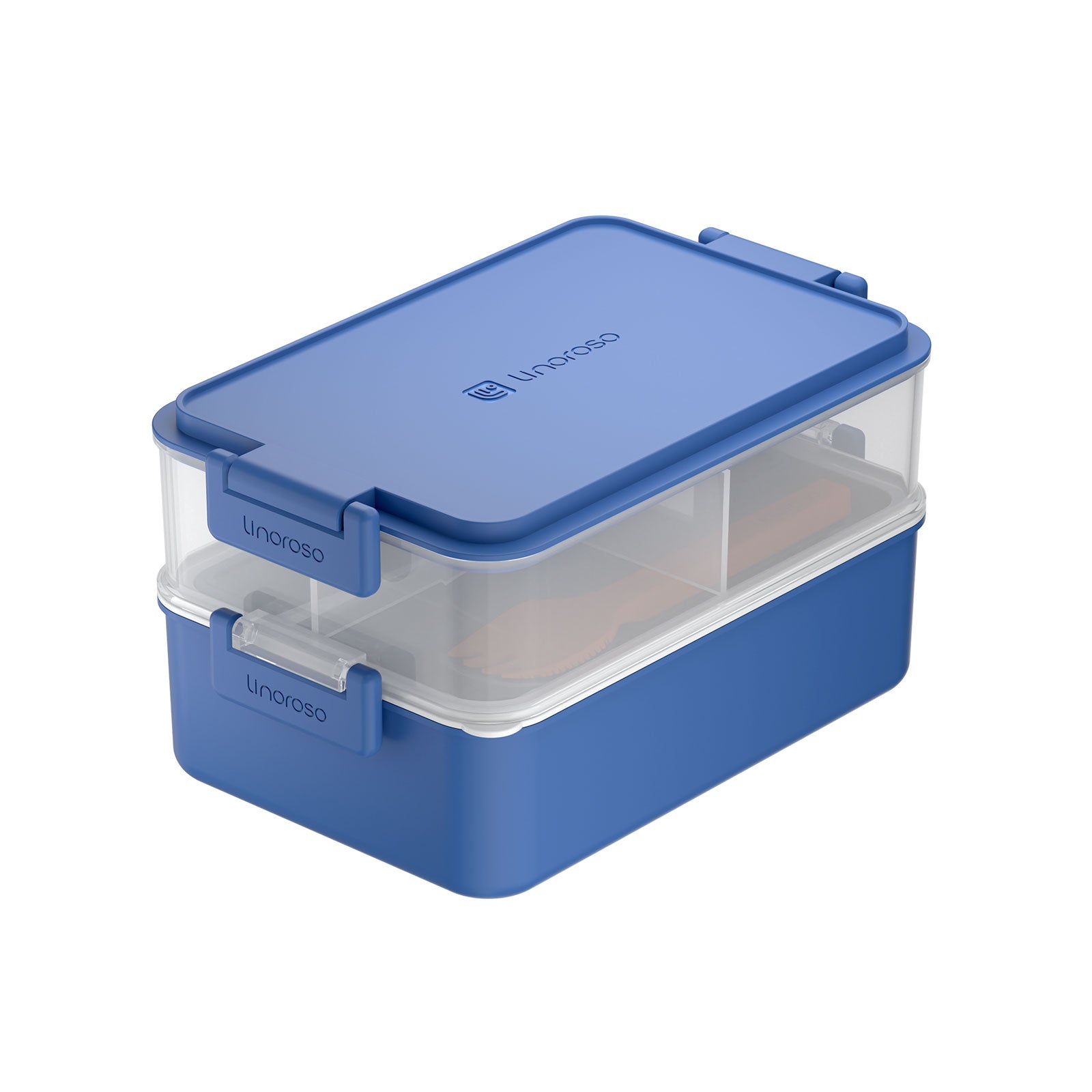Linoroso All-in-One Stackable Bento Lunch Box Linoroso Color: Chalk White