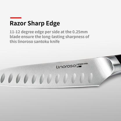 Linoroso 6 inch Santoku Knife - MAKO Series