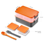 Linoroso Bento Box-Lava Orange