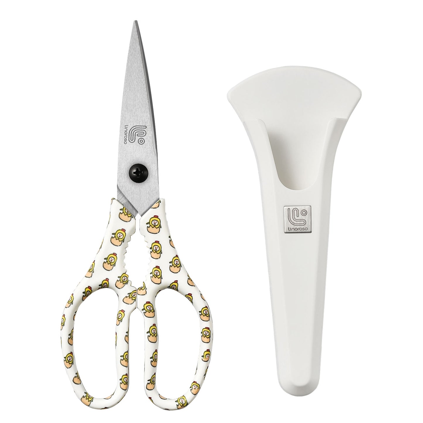 Linoroso Kitchen Scissors(Graphic,Chick)