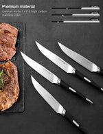 Linoroso 4.5 inch Steak Knife Set of 4 - MAKO Series