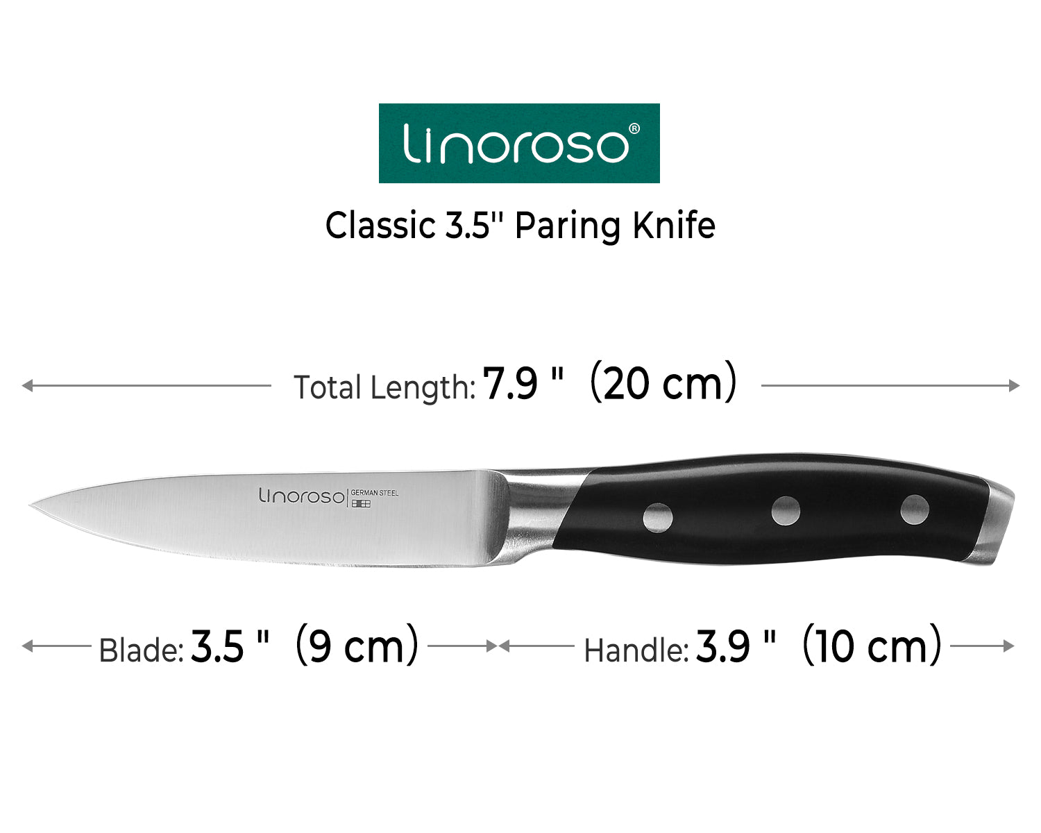 Linoroso 8'' Chef's Knife & Reviews