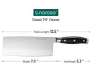 Linoroso Classic 7.5 inch Chinese Cleaver - Linoroso 