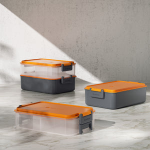 Linoroso Bento Box-Lava Orange