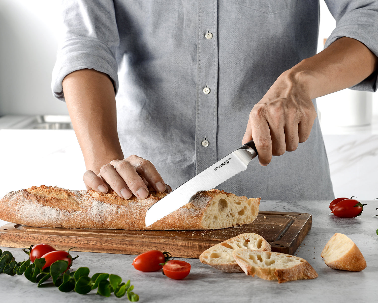 Linoroso 8 inch Chef Knife - METEORITE Series