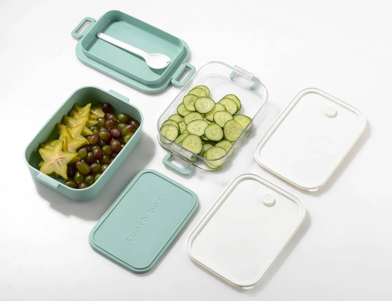 Linoroso Dual Lunch Box - Canal Blue - Linoroso 